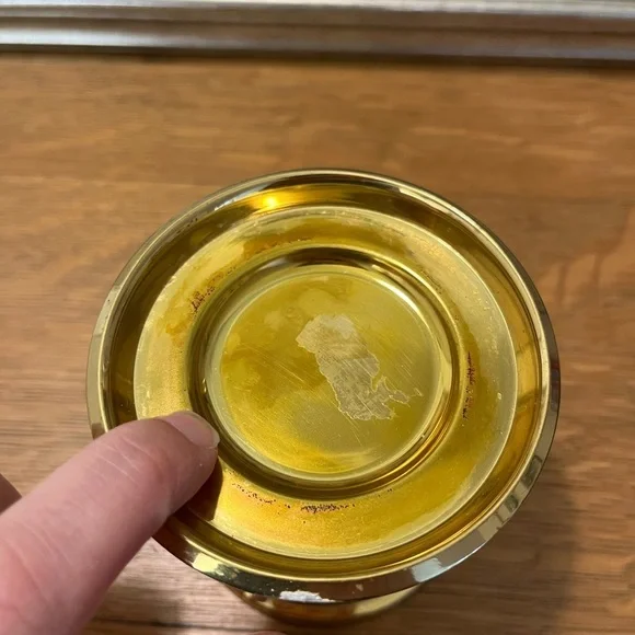 VINTAGE BRASS-STYLE CANDLE HOLDER - Picture 13 of 13